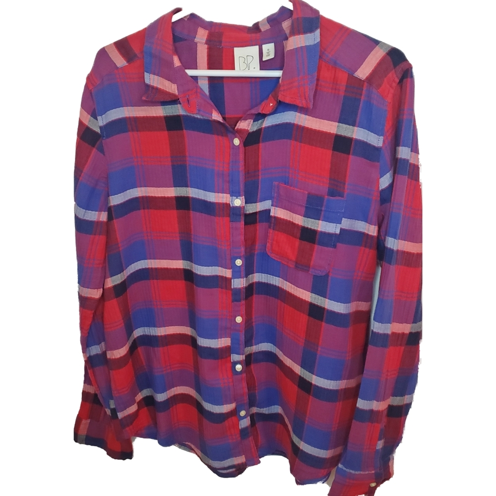 Plaid button up